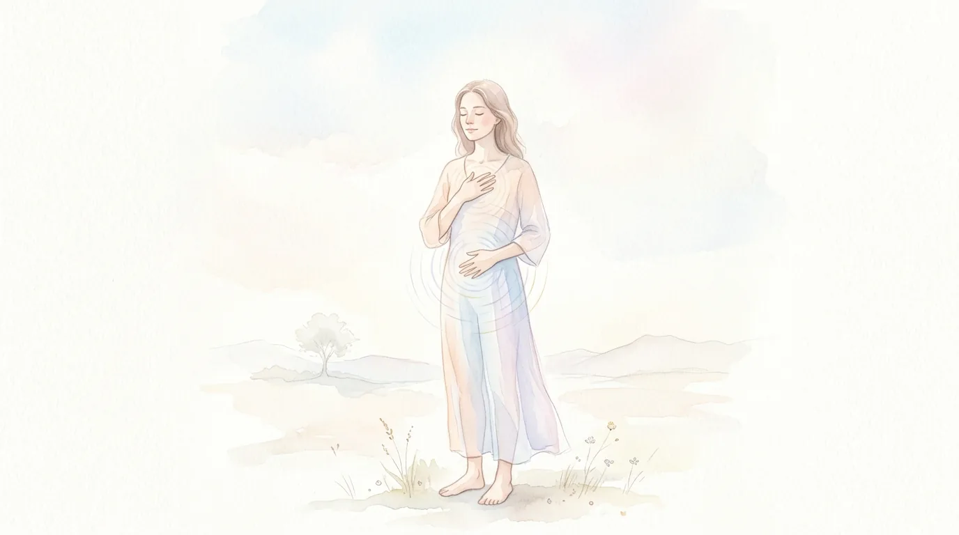 Мягкий образ внимания к телу и внутренним сигналам